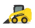 Skid-steer Loader Isolated Royalty Free Stock Photo