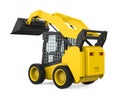 Skid-steer Loader Isolated Royalty Free Stock Photo