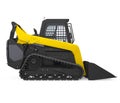 Skid-steer Loader Isolated Royalty Free Stock Photo