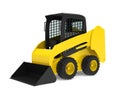 Skid-steer Loader Isolated Royalty Free Stock Photo