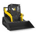 Skid-steer Loader Isolated Royalty Free Stock Photo