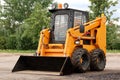 Skid steer loader outdoor Royalty Free Stock Photo