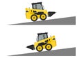 Skid steer loader safety Royalty Free Stock Photo