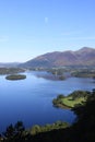 Skiddaw & Derwentwater from Surprise View, Cumbria Royalty Free Stock Photo
