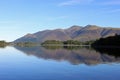 Skiddaw reflection in Derwentwater, Lake District Royalty Free Stock Photo