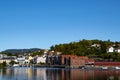 skien city beautiful day Royalty Free Stock Photo