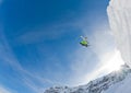 Skier jump Royalty Free Stock Photo
