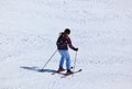 Skier at mountains ski resort Innsbruck - Austria