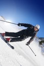 Skier on a slope