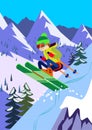 Skier Royalty Free Stock Photo