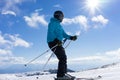 Skiers enjoy the snow at Kaimaktsalan ski center, in Greece. Rec