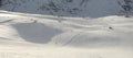 Skiers on the slope. Sportgastein ski resort in the Austrian Alps. Royalty Free Stock Photo