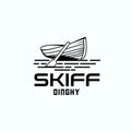 Skiff dinghy logo