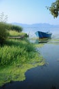 Skiff on Lake Royalty Free Stock Photo