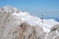 Skiing area on Dachstein mountain Royalty Free Stock Photo