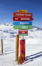 Skiing area Royalty Free Stock Photo