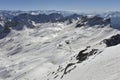 Zugspitze Mountain`s Skiing Area