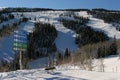 Skiing in Aspen, Colorado Royalty Free Stock Photo