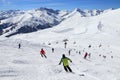 Skiing in Austrian Alps - Mayrhofen Royalty Free Stock Photo