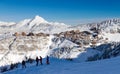 Skiing Avoriaz Royalty Free Stock Photo