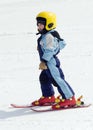 Skiing child Royalty Free Stock Photo