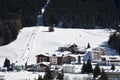 Skiing in Davos Royalty Free Stock Photo