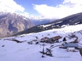 The Skiing destination at Auli, India