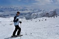 Skiing on Kitzsteinhorn Glacier, Hohe Tauern, Austria