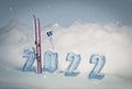 2022 skiing ice letters