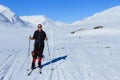 Skiing Kungsleden Royalty Free Stock Photo