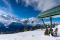 Skiing at Lake Louise in Canada