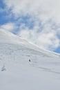 Skiing Mt. Biei Fuji Hokkaido Japan Blue Sky Royalty Free Stock Photo