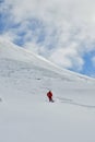 Skiing Mt. Biei Fuji Hokkaido Japan Blue Sky Royalty Free Stock Photo