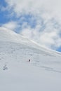 Skiing Mt. Biei Fuji Hokkaido Japan Blue Sky Royalty Free Stock Photo