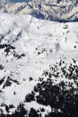 Skiing in Nendaz Royalty Free Stock Photo