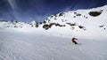 Skiing on Pitztal Glacier, Otztaler Alpen, Tirol, Austria
