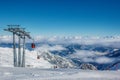 Skiing resort Royalty Free Stock Photo