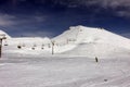 Skiing resort Gudauri in Georgia, Caucasus Montains Royalty Free Stock Photo