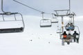 Skiing resort Gudauri in Georgia, Caucasus Montains