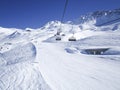 Skiing resort in Lenzerheide, Grisons, Switzerland Royalty Free Stock Photo