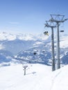 Skiing resort in Lenzerheide, Grisons, Switzerland Royalty Free Stock Photo