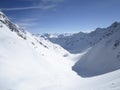 Skiing resort in Lenzerheide, Grisons, Switzerland Royalty Free Stock Photo