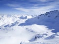 Skiing resort in Lenzerheide, Grisons, Switzerland Royalty Free Stock Photo