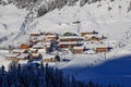 Skiing at Serfaus/Fiss Royalty Free Stock Photo