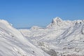 Skiing at Serfaus/Fiss Royalty Free Stock Photo