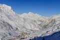 Skiing at Serfaus/Fiss Royalty Free Stock Photo