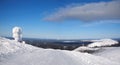 Skiing slope in Lapland wintersport area