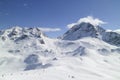 Skiing and snowboarding in Paradiski, Les Arcs, Fr