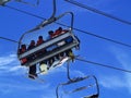 Skiing in Snowmass, Colorado Royalty Free Stock Photo