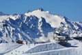 Skiing in Verbier Royalty Free Stock Photo